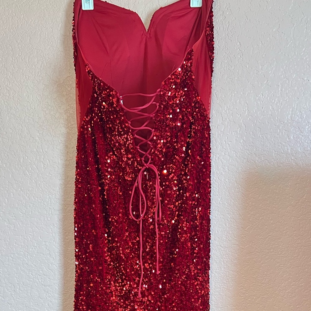 Red Atiana’s Botique Prom Dress - Picture 6 of 9